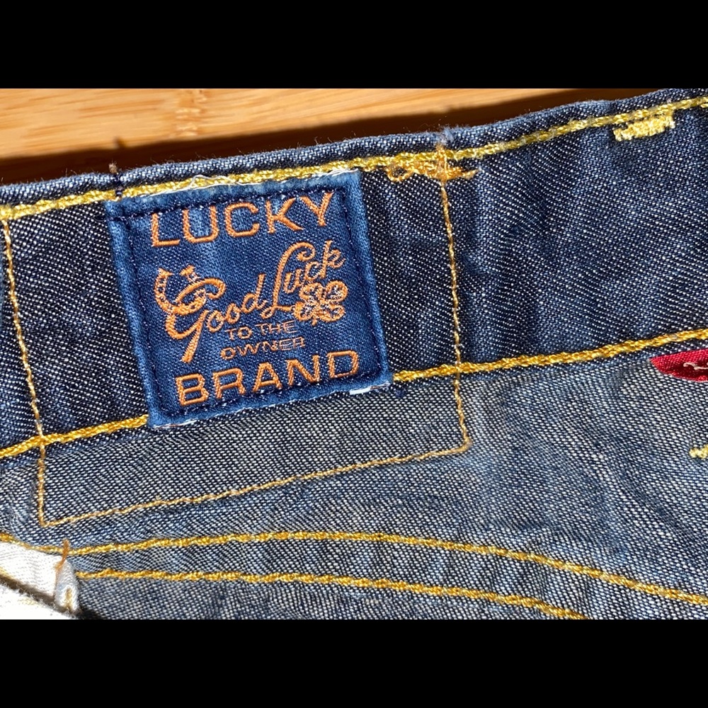 Lucky Brand 🍀 “Classic Easy Rider” Jeans size 00/24 🍀 - Picture 4 of 15